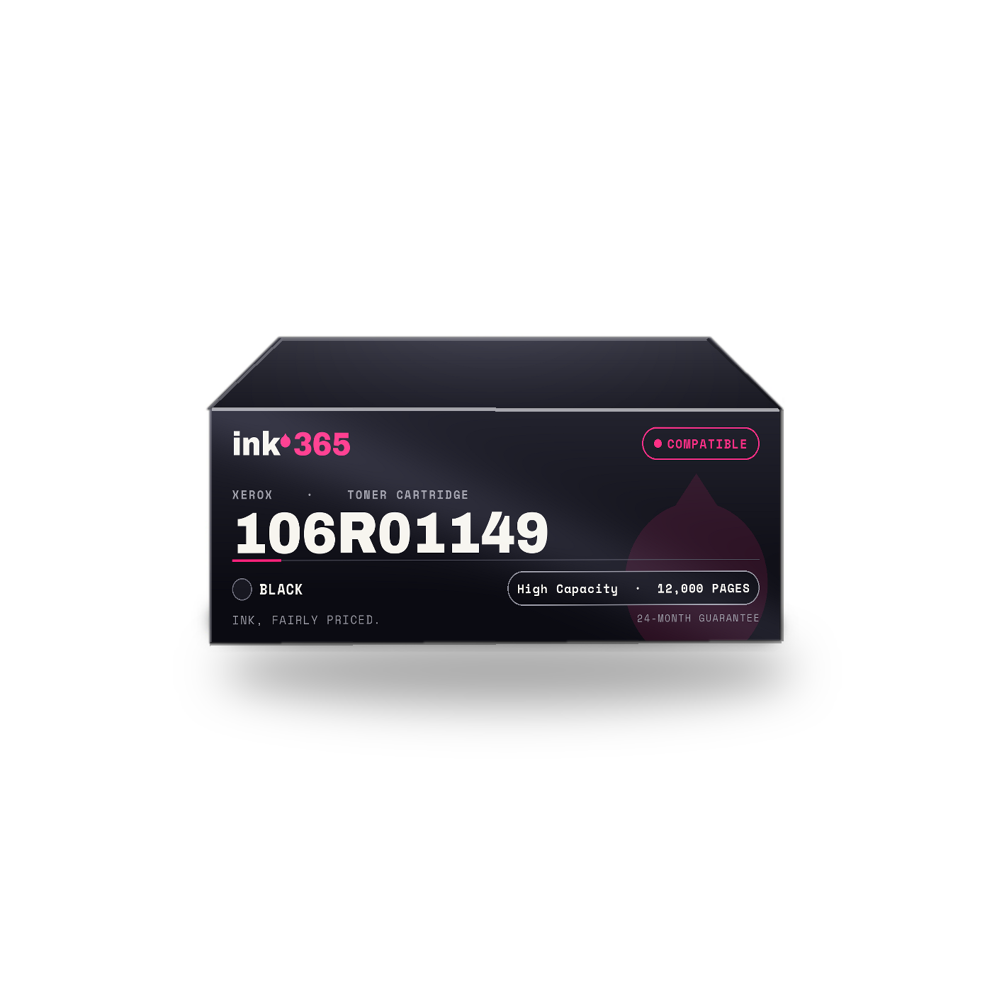 Xerox 106R01149 Black Compatible Toner Cartridge – 12,000 Pages