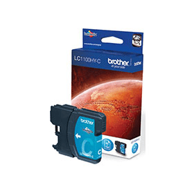 Brother LC1100HYC Cyan High Capacity Ink Cartridge (LC1100HYC) – 750 Pages