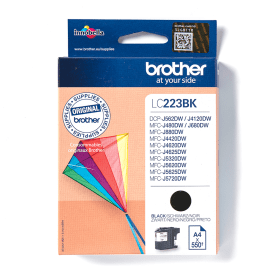 Brother LC223BK Black Ink Cartridge – 550 Pages