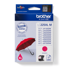 Brother LC225XLM Magenta High Capacity Ink Cartridge (LC225XLM) – 1,200 Pages