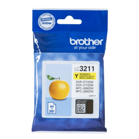 Brother LC3211Y Yellow Ink Cartridge – 200 Pages