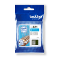 Brother LC421C Cyan Ink Cartridge (LC421C) – 200 Pages