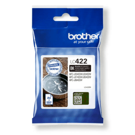 Brother LC422BK Black Ink Cartridge – 550 Pages
