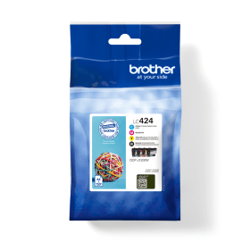 Brother LC424 Ink Cartridge Multipack (Black/Cyan/Magenta/Yellow) – LC424VAL