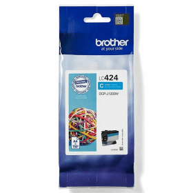 Brother LC424C Cyan Ink Cartridge – 750 Pages