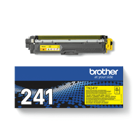 Brother TN-241Y Yellow Toner Cartridge – 1,400 Pages