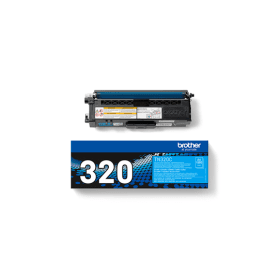 Brother TN-320C Cyan Toner Cartridge – 1,500 Pages