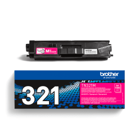 Brother TN-321M Magenta Standard Capacity Toner Cartridge – 1,500 Pages