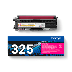 Brother TN-325M Magenta High Capacity Toner Cartridge – 3,500 Pages