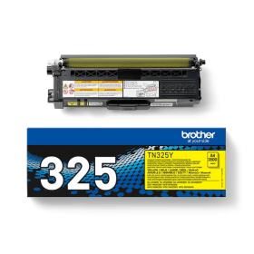 Brother TN-325Y Yellow High Capacity Toner Cartridge – 3,500 Pages