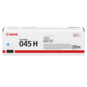 Canon 045H Cyan High Capacity Toner Cartridge (1245C002) – 2,200 Pages