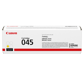 Canon 045 Yellow Standard Capacity Toner Cartridge (1239C002) – 1,300 Pages