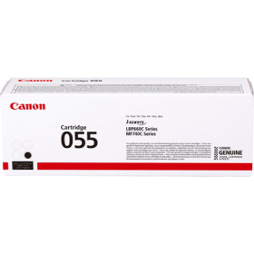 Canon 055 Black Standard Capacity Toner Cartridge (3016C002) – 2,300 Pages
