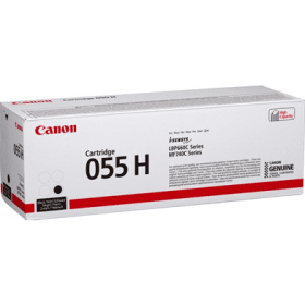 Canon 055H Black Laser Toner Cartridge (3020C002) – 7,600 Pages