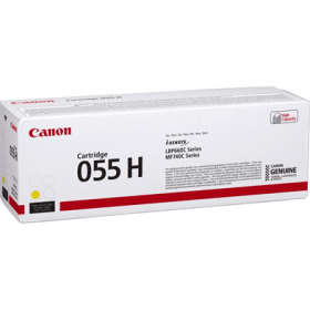 Canon 055H Yellow Laser Toner Cartridge (3017C002) – 5,900 Pages