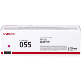 Canon 055 Magenta Standard Capacity Toner Cartridge (3014C002) – 2,100 Pages