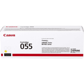 Canon 055 Yellow Standard Capacity Toner Cartridge (3013C002) – 2,100 Pages
