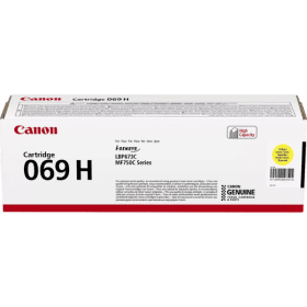 Canon 069H Yellow High Capacity Toner Cartridge (5095C002) – 5,500 Pages