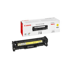 Canon 718 Yellow Standard Capacity Toner Cartridge (2659B002) – 2,900 Pages