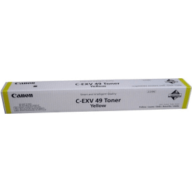OEM Canon C-EXV49 Yellow Copier Toner Cartridge (8527B002) – 19,000 Pages