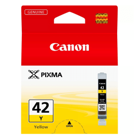 Canon CLI-42Y Yellow Ink Cartridge (6387B001) – 284 Photos
