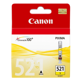 Canon CLI-521Y Yellow Ink Cartridge (2936B001) – 477 Pages