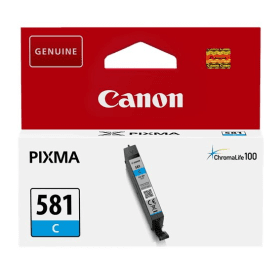 Canon CLI-581C Cyan Ink Cartridge (2103C001) – 259 Pages