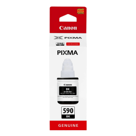 Canon GI-590BK Black Ink Bottle (1603C001) – 6,000 Pages