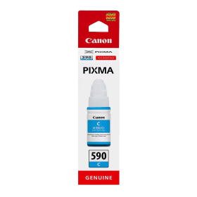 Canon GI-590C Cyan Ink Bottle (1604C001) – 7,000 Pages