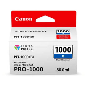 Canon PFI-1000B Blue Ink Cartridge (0555C001) – 80ml