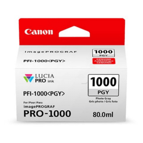 Canon PFI-1000PGY Photo Grey Ink Cartridge (0553C001) – 80ml