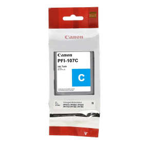 Canon PFI-107C Cyan Ink Cartridge – 130ml (imagePROGRAF iPF670–785)