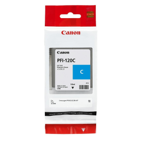 Canon PFI-120C Cyan Ink Cartridge (2886C001) – 130ml