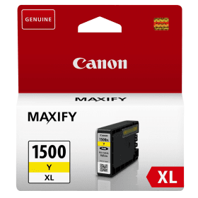 Canon PGI-1500XL Yellow High Capacity Ink Cartridge (9195B001) – 935 Pages