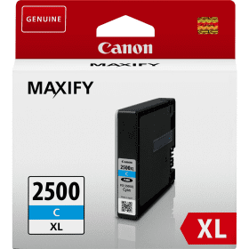 Canon PGI-2500XL Cyan High Capacity Ink Cartridge (9265B001) – 1,520 Pages
