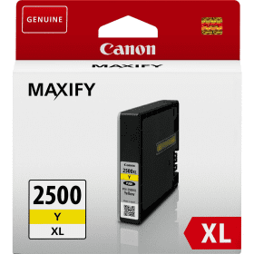Canon PGI-2500XL Yellow High Capacity Ink Cartridge (9267B001) – 1,520 Pages