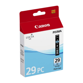 Canon PGI-29PC Photo Cyan Ink Cartridge (4876B001) – 1,445 Pages