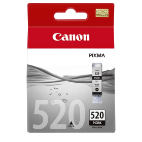 Canon PGI-520BK Black Ink Cartridge (2932B001) – 350 Pages