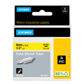 Dymo 18052 Rhino Heat Shrink Tubing 6mm x 1.5m Black on Yellow (S0718270)