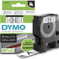 Dymo 45803 D1 Label Tape 19mm x 7m Black on White (S0720830)