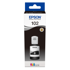 Epson 102 Black EcoTank Ink Bottle (C13T03R140) – 7,500 Pages