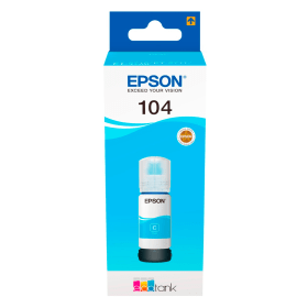 Epson 104 Cyan EcoTank Ink Bottle (C13T00P240) – 7,500 Pages