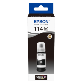 Epson 114 Pigment Black EcoTank Ink Bottle (C13T07A140) – 70ml