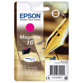 Epson 16 Magenta Ink Cartridge (C13T16234012) – 165 Pages
