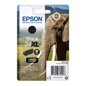 Epson 24XL Black High Capacity Ink Cartridge (C13T24314012) – 500 Pages