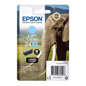 Epson 24XL Light Cyan High Capacity Ink Cartridge (C13T24354012) – 500 Pages