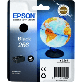 Epson 266 Black Ink Cartridge (C13T26614010) – 250 Pages