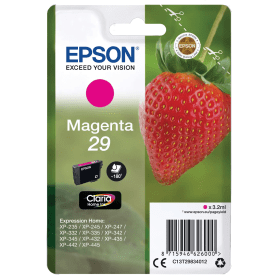 Epson 29 Magenta Ink Cartridge (C13T29834012) – 180 Pages