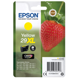 Epson 29XL Yellow High Capacity Ink Cartridge (C13T29944012) – 450 Pages