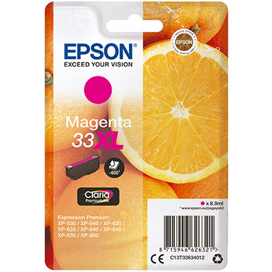 Epson 33XL Magenta Ink Cartridge T3363